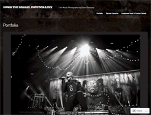 Tablet Screenshot of downthebarrelphotography.com